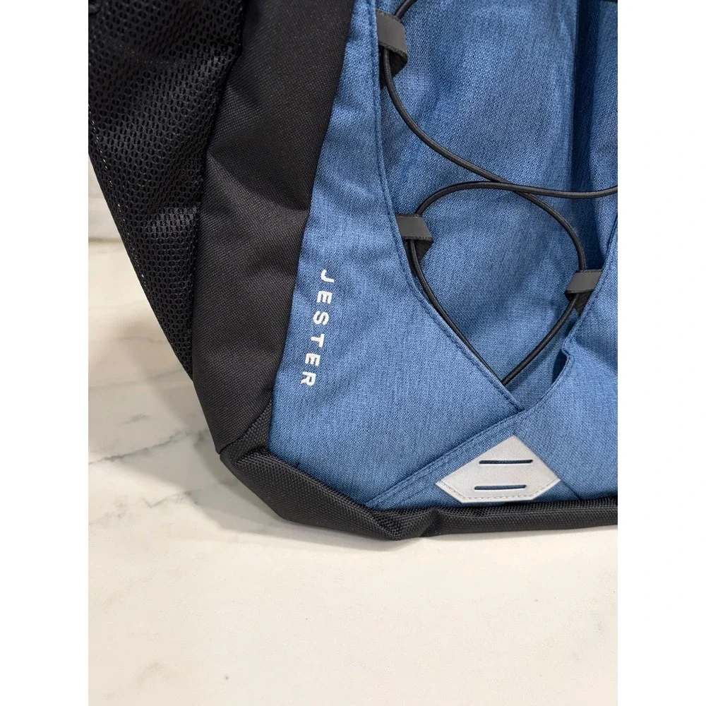 The North Face Jester Backpack Shady Blue Heather Black NF0A5IW38F2